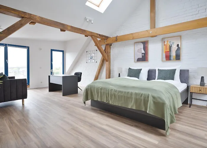 Stilvolle Apartments mit eigenem Parkplatz I home2share *